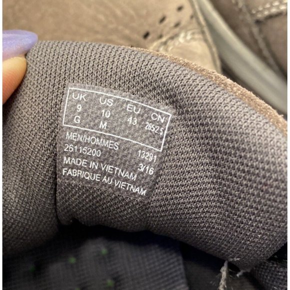 CLARKS Mens Shoes Size US 10 UK 9 EU 43 Brown Leather & Suede Sneakers Ortholite - Picture 14 of 16